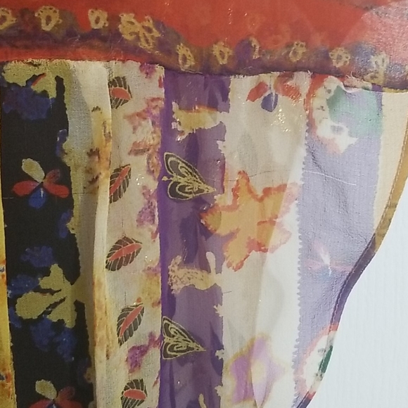 Diane von Furstenberg Silk Multi Pattern Dress 4 - Picture 16 of 16